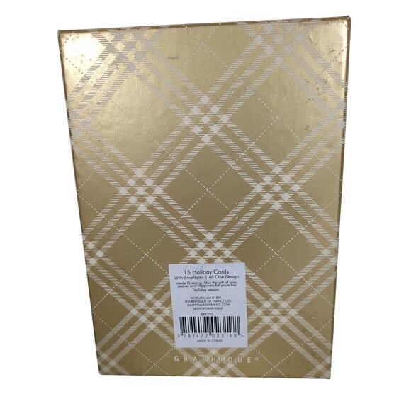 Vintage Graphique White Dove Christmas Holiday Greeting Cards 15 Count Embossed - Picture 3 of 3